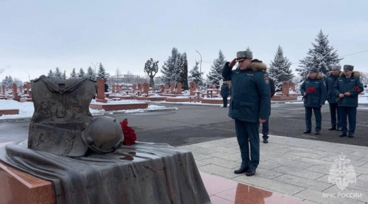 Глава МЧС России Александр Куренков с рабочей поездкой в Республике Северная Осетия-Алания