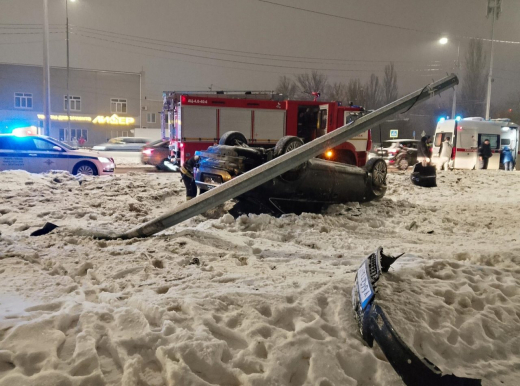 Названа причина ДТП с перевернувшимся авто в Шилово