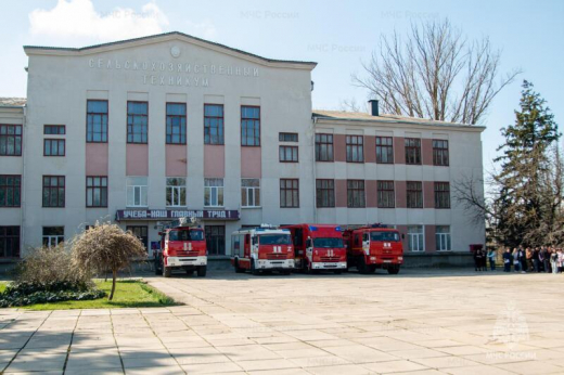 В Агропромышленном колледже КФУ им. Вернадского ликвидировали условный пожар