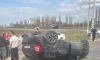 Авария с «перевёртышем» под Воронежем попала на видео
