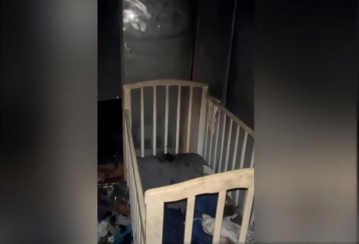 Жуткие последствия пожара с погибшей 4-летней девочкой в Воронеже попали на видео