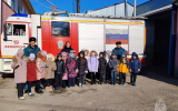 В феодосийской пожарно-спасательной части прошла экскурсия для школьников