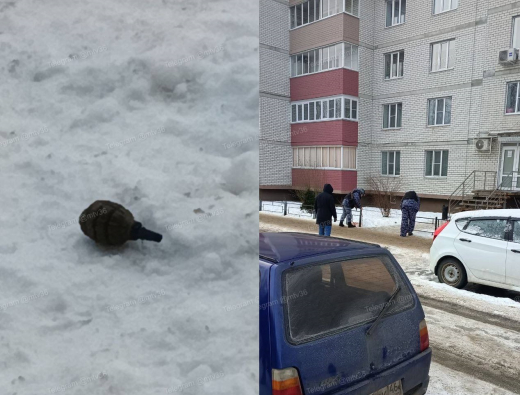 Похожий на гранату предмет обнаружили в Воронеже