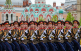 Военные КНДР впервые прошли по брусчатке Красной площади в честь дня Победы