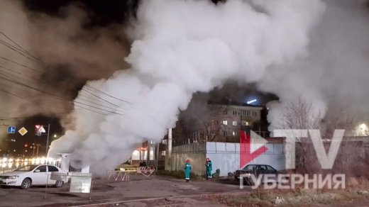 В Воронеже коммунальную аварию приняли за пожар