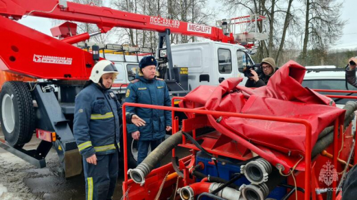 В Красногорске проверили готовность экстренных служб к безаварийному пропуску весеннего половодья