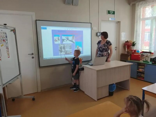 В Талдомском округе проводят занятия с детьми на тему «Тонкий лёд»