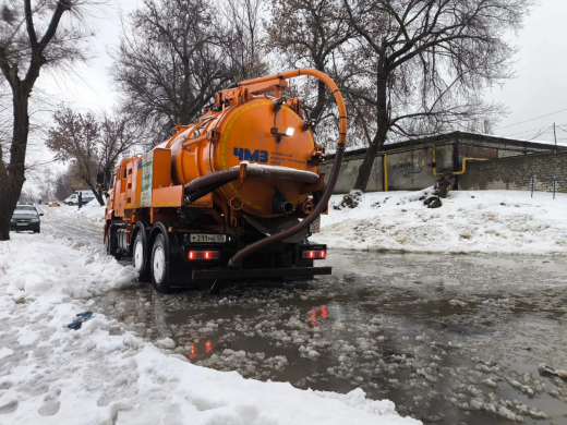Почти пять тысяч кубометров снега вывезли с улиц Воронежа за ночь