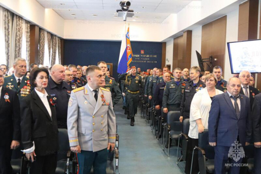 Торжественное мероприятие, посвящённое Дню пожарной охраны, состоялось в Главном управлении