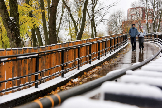В Воронеже дожди сменятся снегом