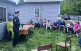 В Ступинском городском округе провели встречу с дачниками по вопросам пожарной безопасности