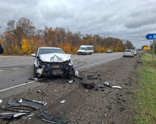 Трое школьников из Белгорода пострадали в аварии на воронежской трассе