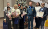 В Долгопрудном сотрудники МЧС поздравили коллег из ЕДДС с Днем спасателя
