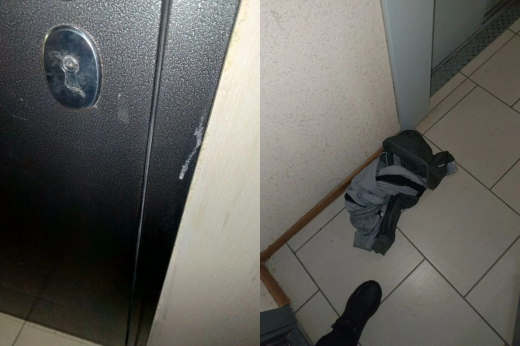 Пьяные незнакомцы методично ломятся в чужую квартиру, путая со своей