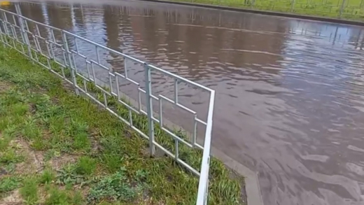 Дублёр Московского проспекта в Воронеже ушёл под воду