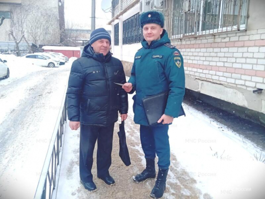 Пожapнaя безопасность в период отопительного сезона в Коминтерновском районе