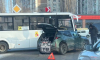 В Воронеже случилось два ДТП с автобусами