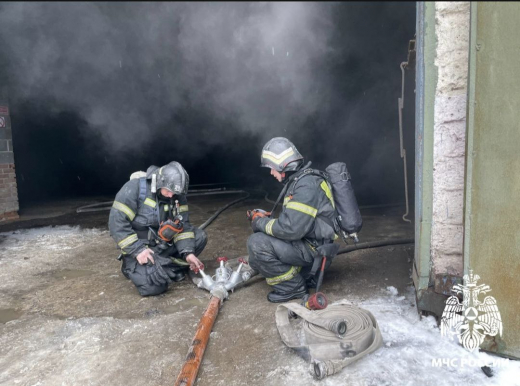 Автобус сгорел в ангаре «Воронежпассажиртранса»