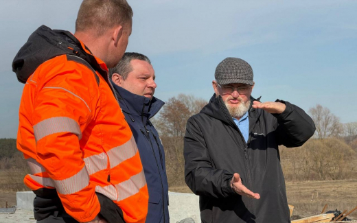 Проспект Булатова в Курске вышел на самый трудоемкий этап строительства моста