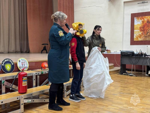 Интерактивный урок безопасности проведен для учащихся школы п.Дубовая Роща