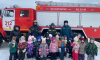 Пожарные и спасатели провели занятие с юными жителями Рузы