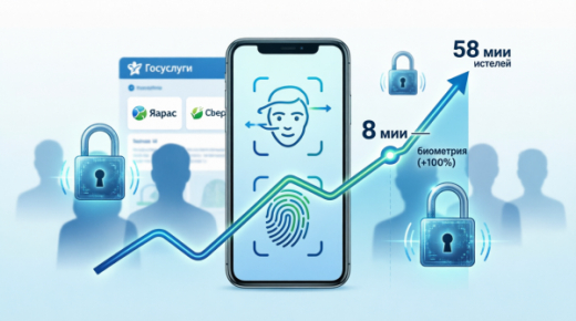 Авторизация по биометрии стала для россиян более привлекательной