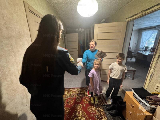 Сотрудники МЧС России посетили многодетные семьи Сергиева Посада
