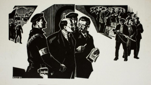 Выставка советской графики «Образ времени – Образ вождя» открывается в Горках Ленинских