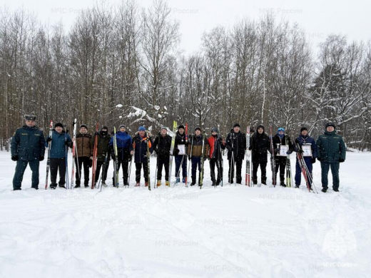 В Специальном управлении №101 ФПС МЧС России выявили сильнейших лыжников