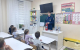 Безопасность с юных лет: в Королеве пожарные провели урок для воспитанников «Центра художественного мастерства»