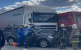 Пассажирка пострадала в ДТП с «КамАЗом» на трассе М-4 в Воронежской области