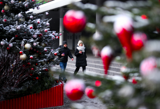 ВЦИОМ: Москвичи положительно оценивают новогоднее оформление столицы