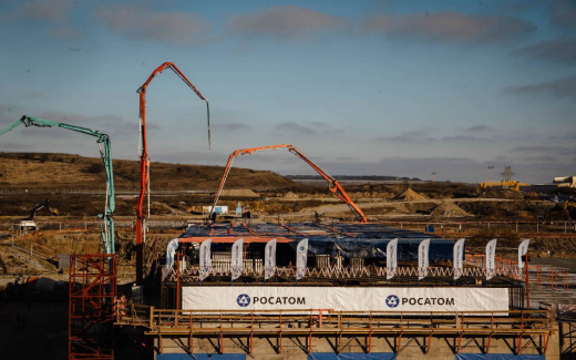 Курская АЭС-2 начала бетонирование фундаментной плиты третьего энергоблока
