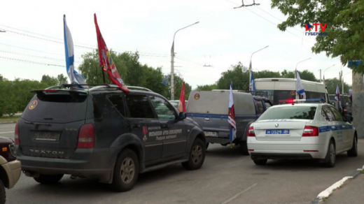 Воронеж встретил участников военно-гуманитарного автопробега Владивосток — Донецк