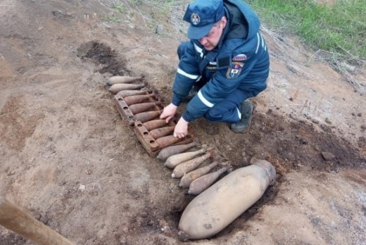 17 боеприпасов времён ВОВ уничтожили в Воронежской области