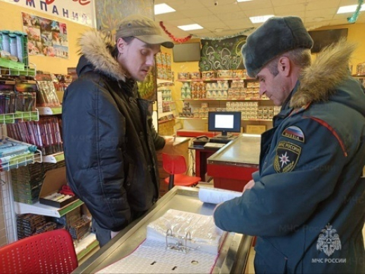 Условия реализации и хранения пиротехники проверены в Солнечногорске