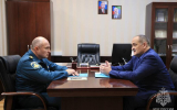 Первые лица МЧС России Александр Куренков и Республики Дагестан Сергей Меликов оценили готовность региона к предстоящим сезонным рискам