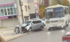 Девушка пострадала в столкновении двух иномарок в Воронеже