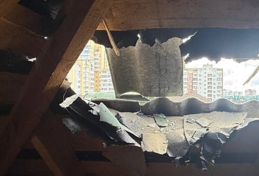 Беспилотник попал в коммунальный объект Воронежа – произошёл пожар