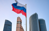 РИА Новости: Башню «Меркурий» в «Москва-Сити» украсили цветами российского триколора