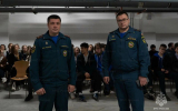 В Долгопрудном под контролем МЧС России состоялась тренировка по эвакуации в Физтех лицее им. П. Л. Капицы
