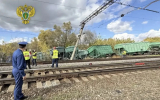Поезд, проходящий через Воронежскую область, задерживается из-за схода вагонов