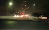 В Воронеже водитель обстрелял фейерверками машину ДПС во время погони