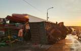 Два человека пострадали в ДТП со «скрутившимся» грузовиком в Воронежской области