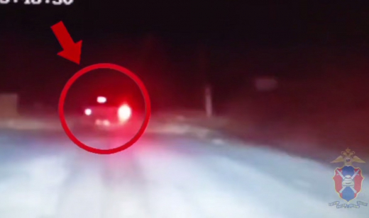 Погоня за пьяным водителем по ночному воронежскому райцентру попала на видео