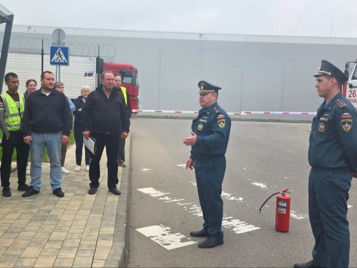В складском комплексе «АКИ ПАРК» прошли противопожарные учения