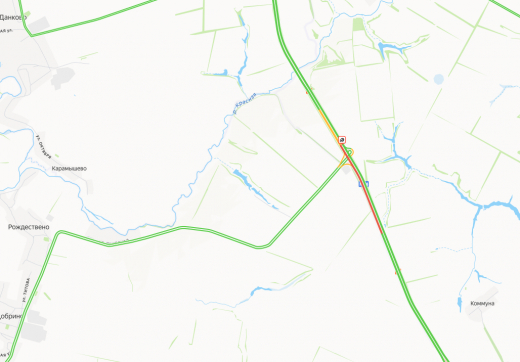 Четыре человека пострадали в массовом ДТП с двумя автобусами на М-4 «Дон» в Воронежской области
