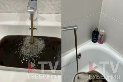 Чёрная вода неделю течёт из-под крана у жителей многоэтажки под Воронежем
