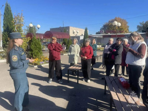 В ДК  «Елизаветино» Электростали проведено занятие по пожарной безопасности