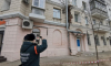 Часть фасада дома в центре Воронежа рухнула на тротуар